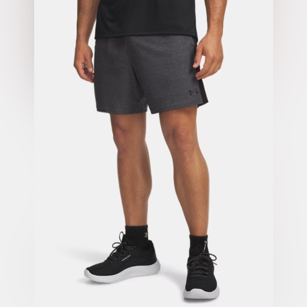 Under Armour Men's Dark Gray Athletic Shorts Size 2XL Elastic Waist Loose Fit